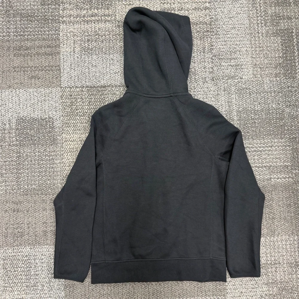 Nike Tech Fleece Hoodie Kids Large Black Pullover Sweatshirt FD3291-010